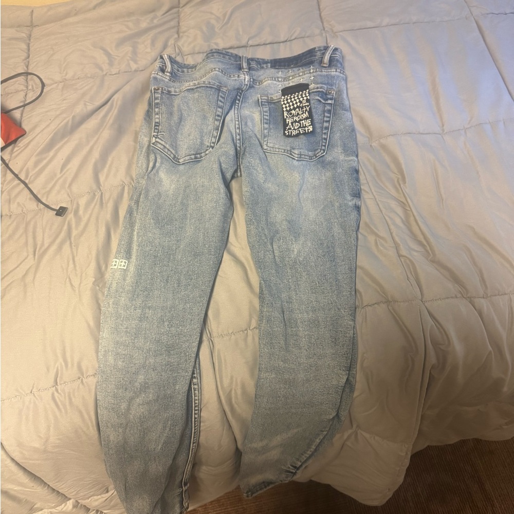 Ksubi Light Blue Skinny Jeans for Men
